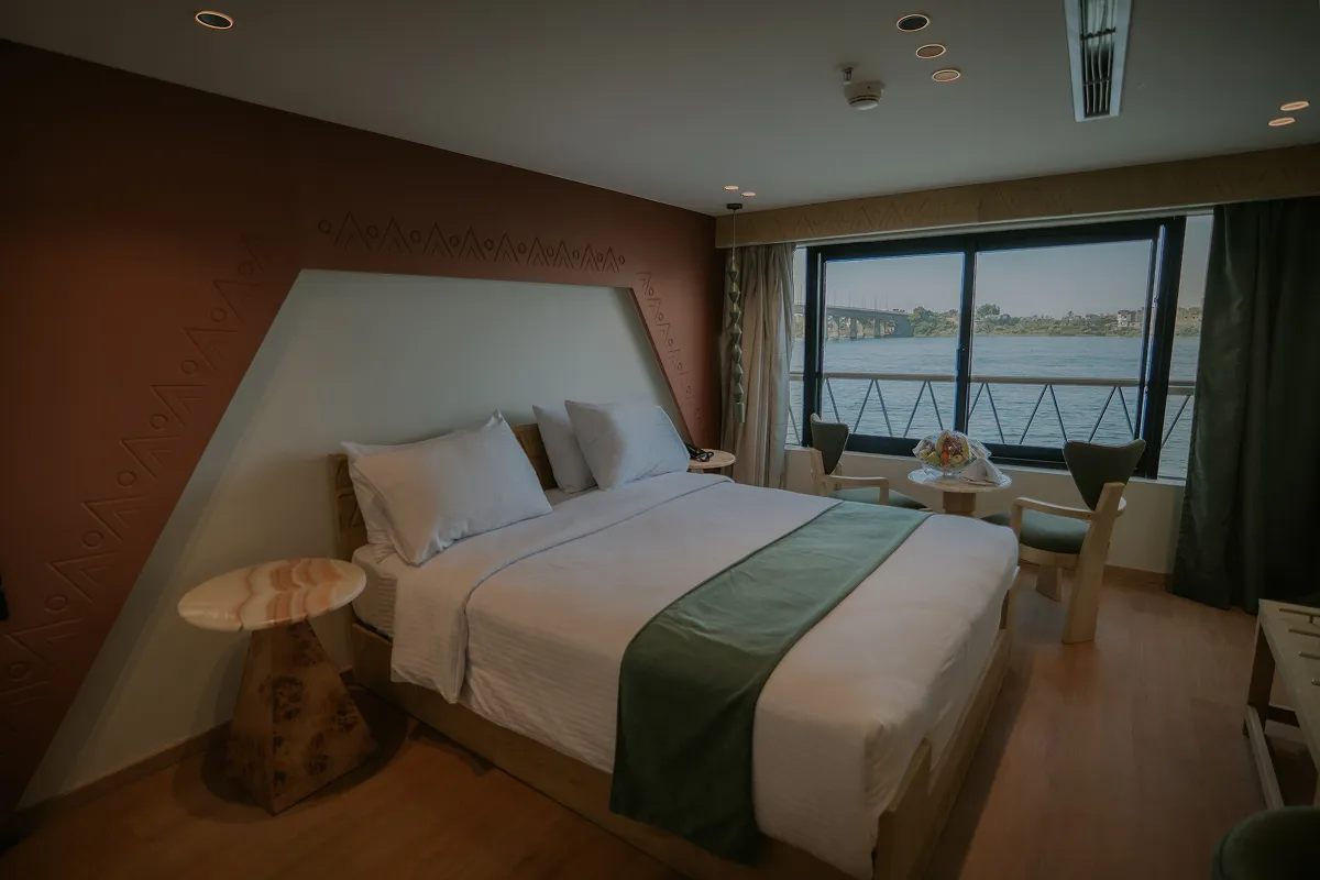 Cabin aboard the Magic II Nile Cruise Nile cruise